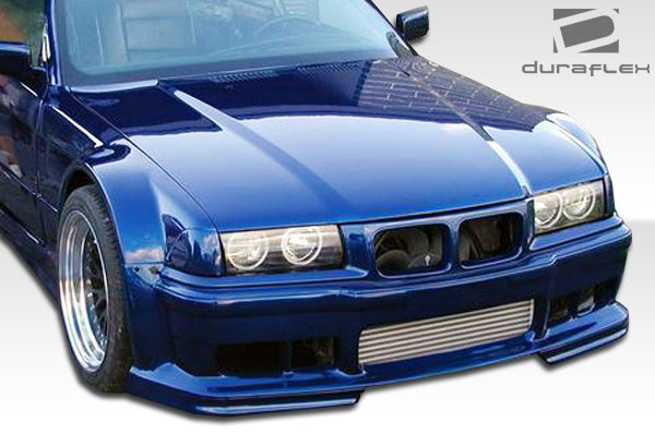 1992-1998 BMW 3 Series M3 E36 2DR Duraflex GT500 Wide Body Front Bumper Cover - 1 Piece