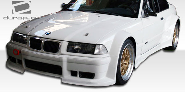1992-1998 BMW 3 Series M3 E36 2DR Duraflex GT500 Wide Body Side Skirts Rocker Panels - 2 Piece