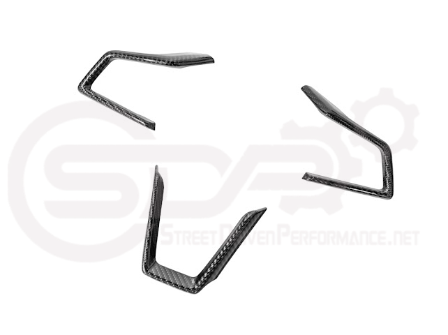 2022-UP SUBARU WRX | FACTORY STYLE CARBON FIBER STEERING WHEEL TRIM COVER