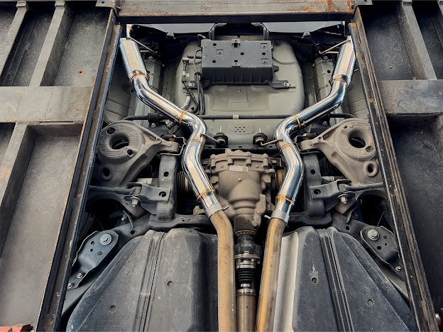 2015-23 FORD MUSTANG S550 | EXTREME MUFFLER 4" AXLE BACK EXHAUST
