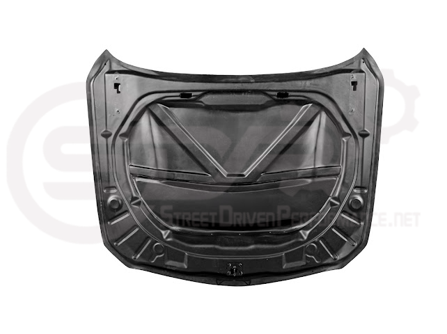 2020-Up Cadillac CT5 / CT5-V / CT5-V Blackwing | “CTS-V, V3” Style CARBON FIBER Front Vented Hood