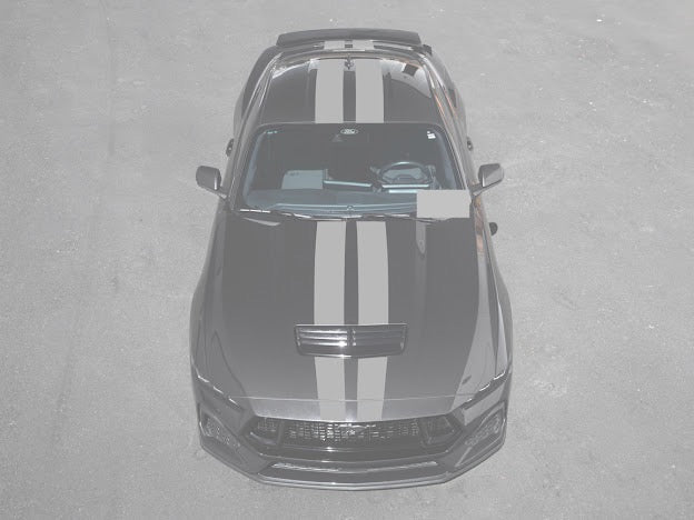 2024-UP FORD MUSTANG S650 | HOOD BODY STRIPE 3M DECALS