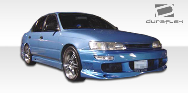 1993-1997 Toyota Corolla Geo Prizm Duraflex Bomber Front Bumper Cover - 1 Piece