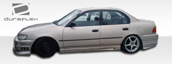 1993-1997 Toyota Corolla Geo Prizm Duraflex Bomber Front Bumper Cover - 1 Piece