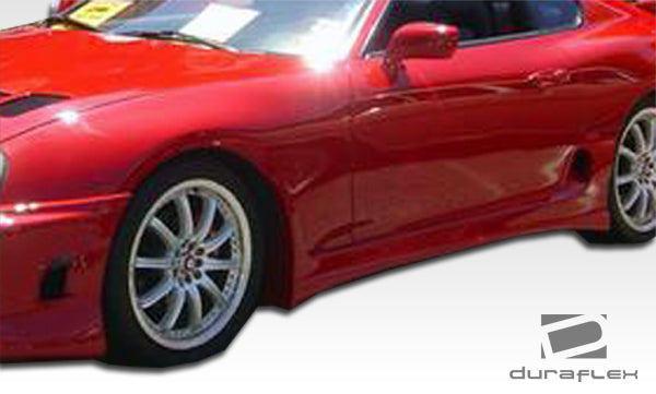 1993-1998 Toyota Supra Duraflex Bomber Side Skirts Rocker Panels - 2 Piece