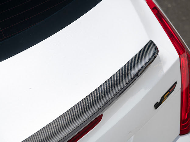 2016-2019 ATS-V COUPE  | Wickerbill Trunk Spoiler Wing Carbon Fiber