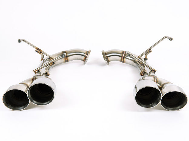 2015-2021 SUBARU WRX STI | MUFFLER DELETE QUAD TIPS CAT-BACK EXHAUST WITH CHROME TIPS