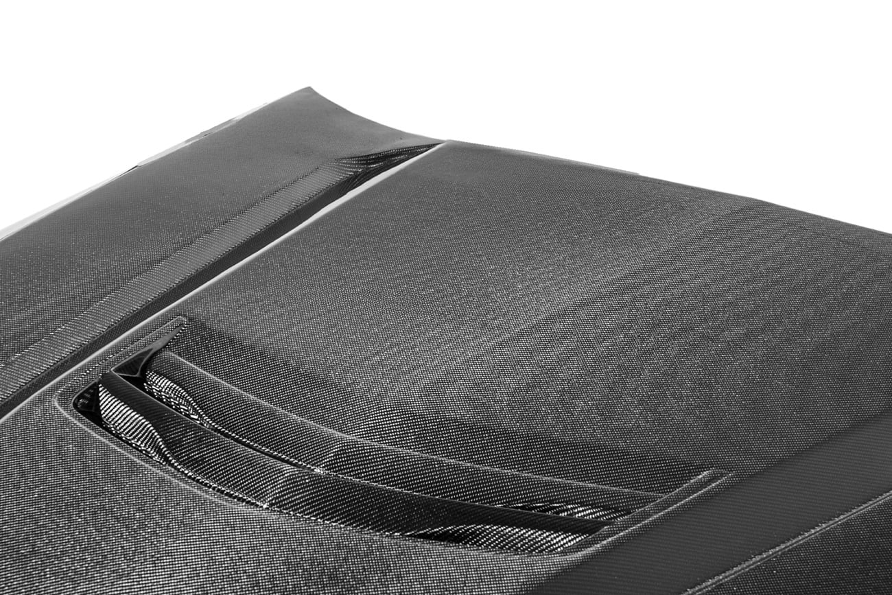 2020+ Cadillac CT4 / CT4-V / CT4-V Black Wing / CT4 SPORT | Blackwing Style Carbon Fiber Vented Front Hood