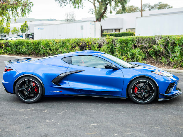 2020+ CHEVROLET CORVETTE C8 STINGRAY | Z06 PACKAGE SIDE SKIRTS ROCKER PANELS GROUND EFFECTS