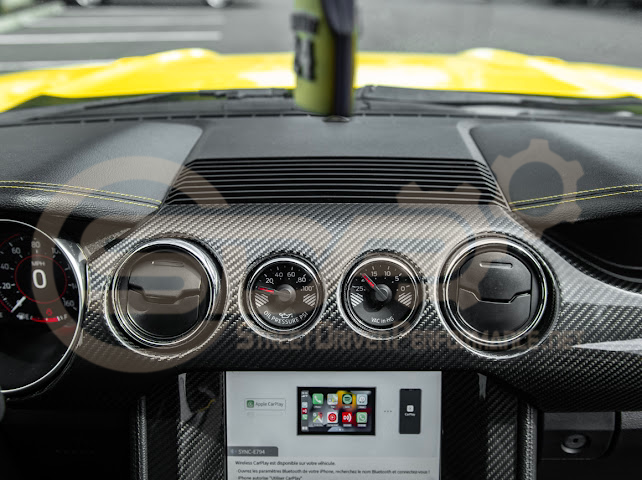 2015-2023 FORD MUSTANG S550 | CARBON FIBER DASHBOARD PANEL TRIM COVER