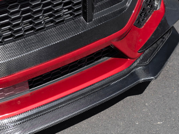 2024-UP FORD MUSTANG S650 | CARBON FIBER FRONT LIP SPLITTER GROUND EFFECTS