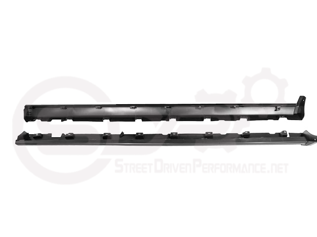 2010-2014 FORD S197 MUSTANG | GT500 STYLE SIDE SKIRTS EXTENSION PAIR ROCKER PANELS GROUND EFFECTS