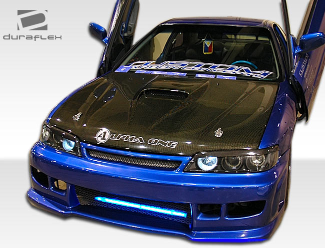 1994-1997 Honda Accord 4 cyl Duraflex Spyder Front Bumper Cover - 1 Piece