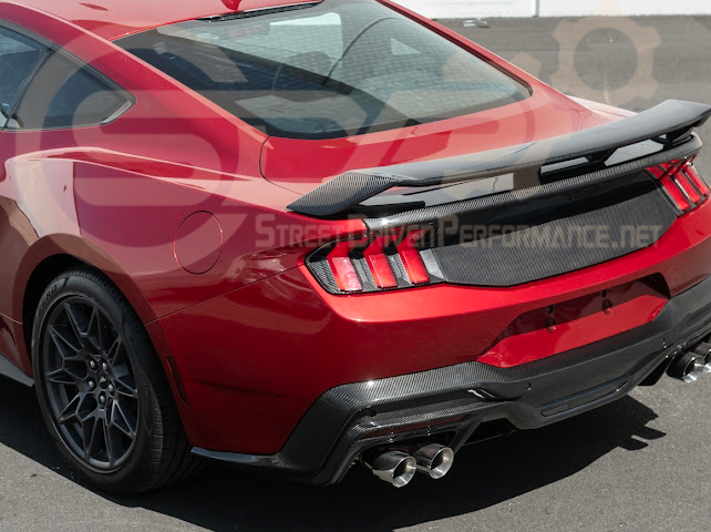 2024-UP FORD MUSTANG S650 | CARBON FIBER REAR TRUNK PANEL COVER TRIM