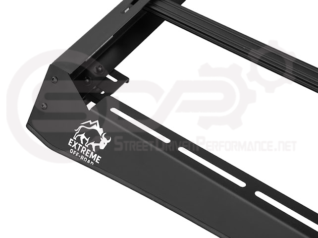 2018-UP JEEP WRANGLER JL & 2020-PRESENT JEEP GLADIATOR JT | CARBON STEEL BLACK TOP ROOF CARGO RACK (FULL & HALF LENGTH)