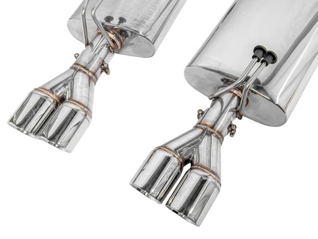 2008-2009 PONTIAC G8 STAINLESS STEEL MUFFLER QUAD TIPS AXLE BACK EXHAUST