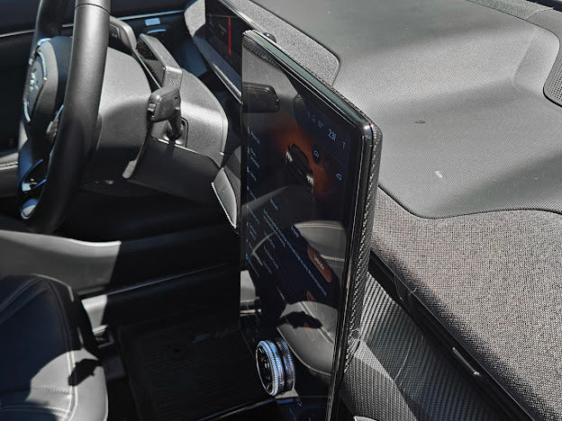 2021-Up Ford Mustang Mach-E | INTERIOR Carbon Fiber Navigation Monitor Cover
