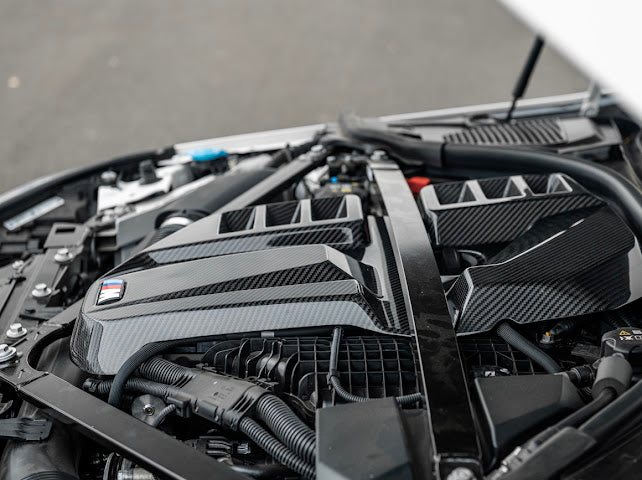 2023-UP BMW G87 M2 | Factory Style Carbon Fiber Front Engine Cover Replacement