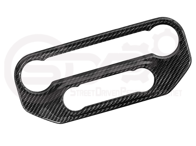 2021-UP FORD BRONCO CARBON FIBER CENTER CONSOLE AC CONTROL PANEL COVER TRIM