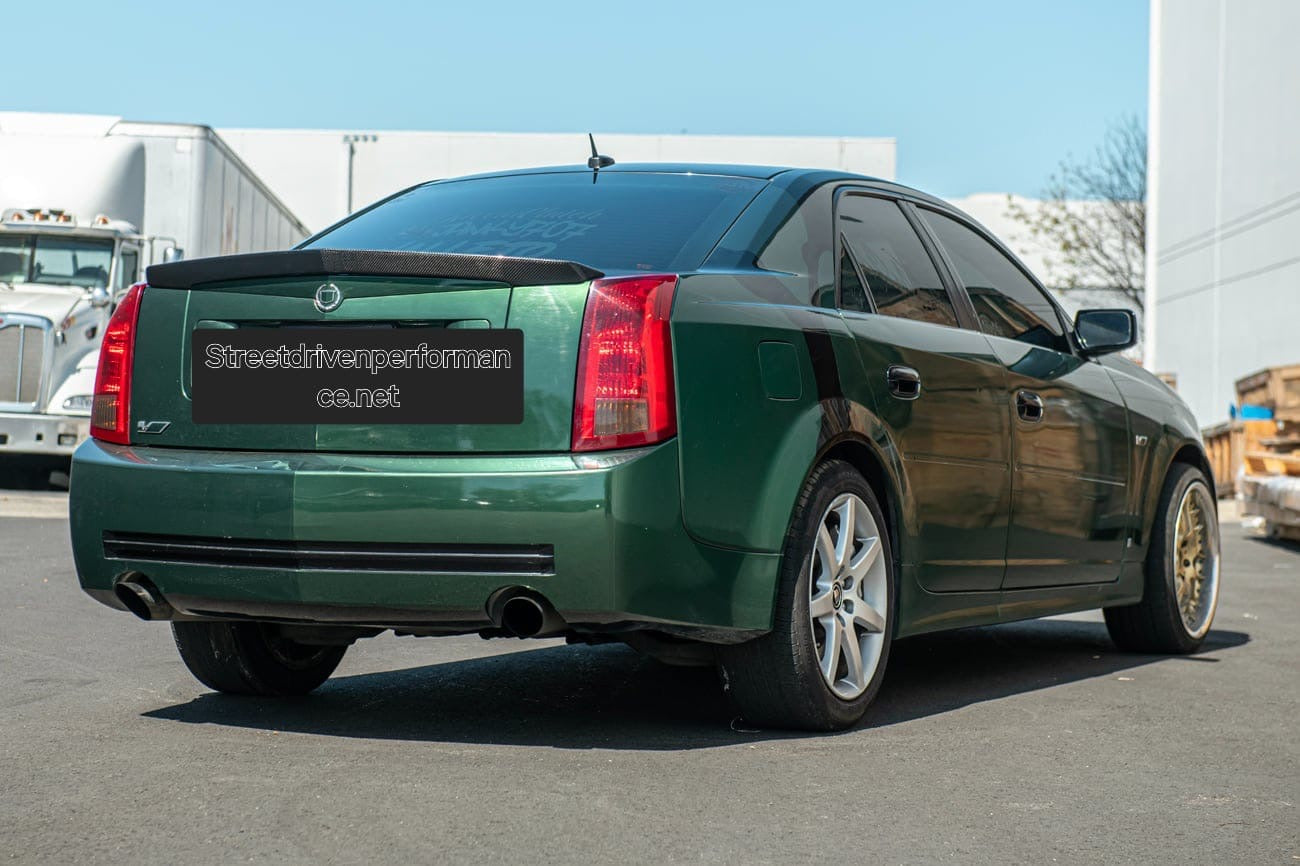 2003-2008 V1 Cadillac CTS-V | SDP Performance Style CARBON FIBER Wickerbill Spoiler Wing