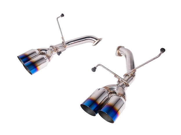 2022-UP SUBARU WRX | AXLE BACK MUFFLER DELETE DOUBLE WALL 4" QUAD TIPS EXHAUST (CHROME OR BURNT BLUE TIPS)