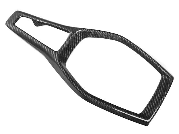 2016+ 6TH GEN CAMARO CARBON FIBER CENTER CONSOLE GEAR SHIFT PANEL COVER