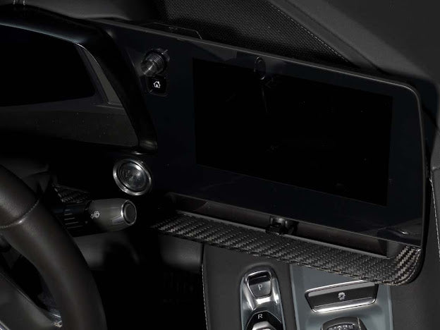 2020+ CHEVROLET CORVETTE C8 CARBON FIBER INTERIOR OVERLAY DASH TRIM