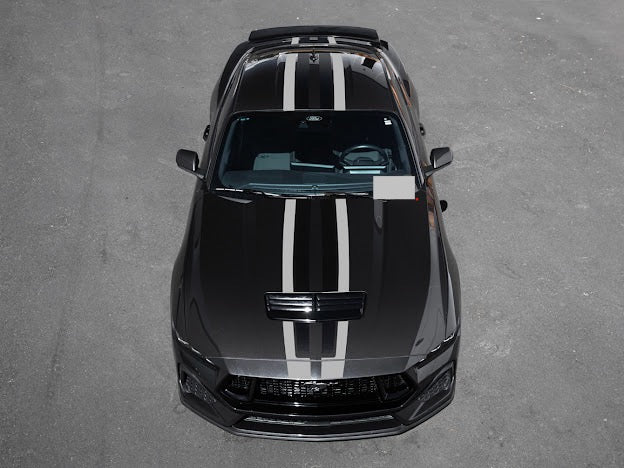 2024-UP FORD MUSTANG S650 | HOOD BODY STRIPE 3M DECALS