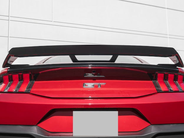 2024-Up Ford Mustang S650 | GT Style Rear Trunk Wing Wickerbill Spoiler