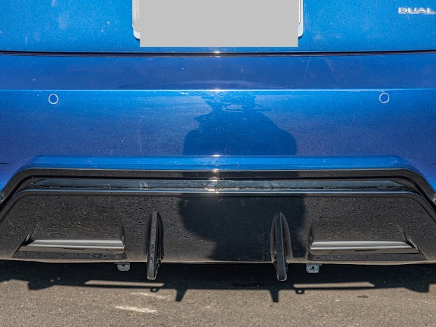 2017-UP TESLA MODEL 3 PERFORMANCE REAR BUMPER DIFFUSER