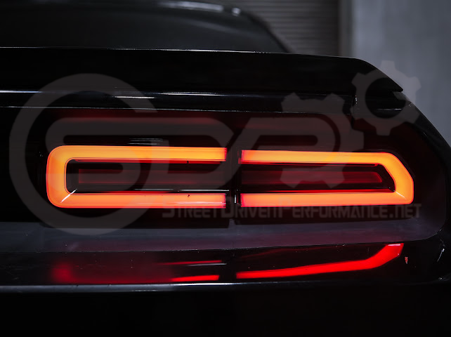2008-2014 Dodge Challenger | Facelift Sequential Signal LED Smoke Rear Taillights Pair