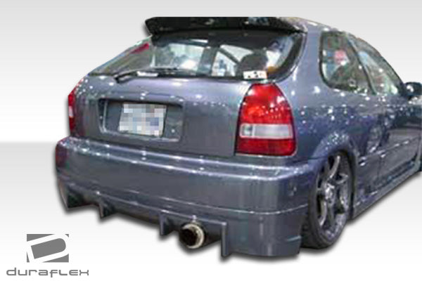 1996-2000 Honda Civic 2dr / 4DR Duraflex Buddy Rear Bumper Cover - 1 Piece