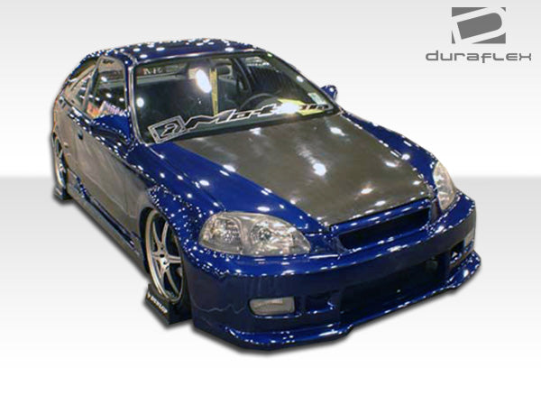 1996-2000 Honda Civic 2DR / HB Duraflex Buddy Side Skirts Rocker Panels - 2 Piece