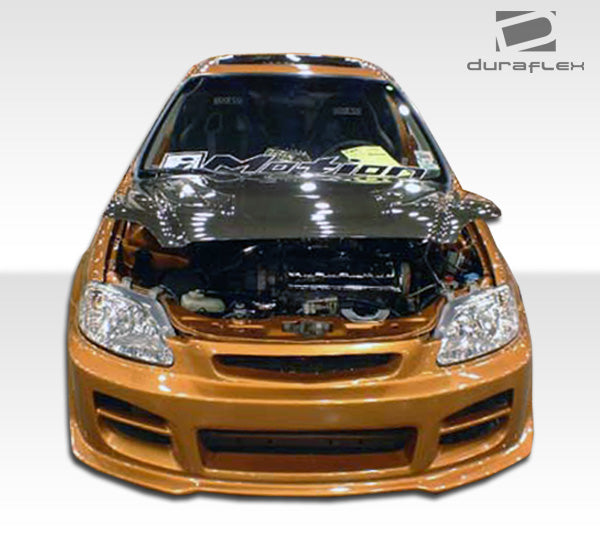 1996-1998 Honda Civic Duraflex R34 Front Bumper Cover - 1 Piece