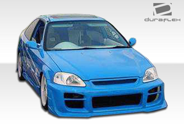 1993-2001 Subaru Impreza 2DR Duraflex 22B Look Rear Fenders - 2 Piece