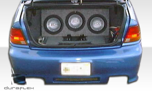 1996-2002 Saturn SL Duraflex Spyder Rear Bumper Cover - 1 Piece