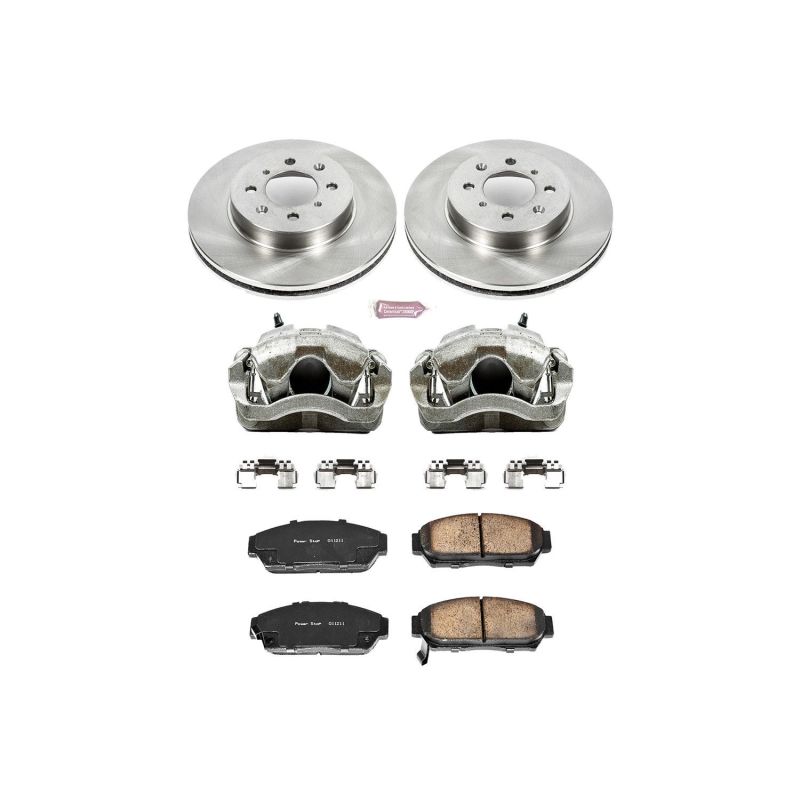 Detroit Axle Front Ceramic Brake Pads W/ Hardware – For 1994-1995 Acura Integra & Honda Civic, P-617, Low Dust Quiet