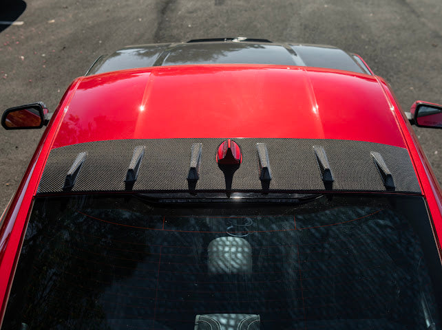 2024+ FORD MUSTANG S650 COUPE |   CARBON FIBER REAR ROOF WING SPOILER