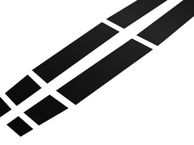 2024-UP FORD MUSTANG S650 | HOOD BODY STRIPE 3M DECALS