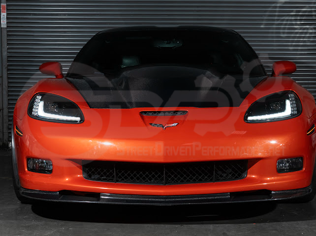 2005-2013 CHEVROLET CORVETTE C6 | C7 STYLE PROJECTOR LED SEQUENTIAL SIGNAL TURN HEADLIGHTS (PAIR)