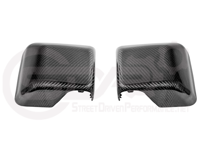2018-UP JEEP WRANGLER GLADIATOR CARBON FIBER MIRROR CAP COVERS PAIR