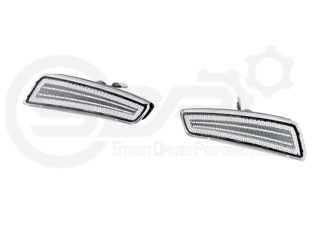 2008-2009 Pontiac G8 | Front Clear / Amber / or Smoke Lens Amber Light LED Side Markers Pair