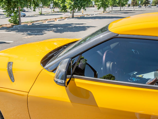 2020-Up Toyota GR Supra A90 A91 |JDM Factory Style CARBON FIBER A-Pillar Panel Cover