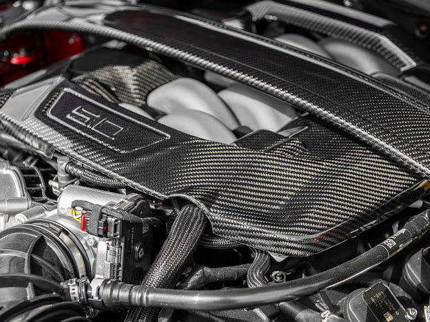 2024-Up Ford Mustang S650 GT & Dark Horse | CARBON FIBER 5.0L Engine Valve Cover