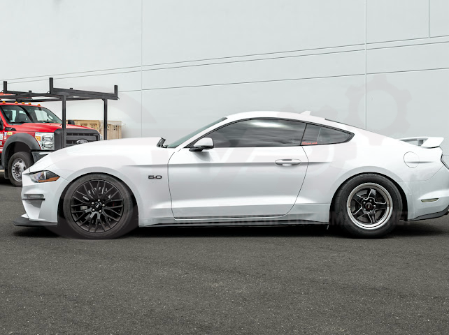 2015-2023 FORD MUSTANG S550 | SIDE SKIRTS EXTENSION ROCKER PANELS GROUND EFFECTS