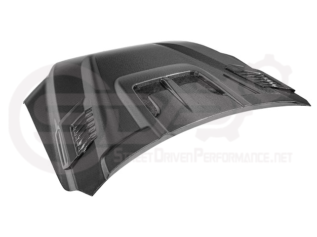 2022-UP TOYOTA TUNDRA | SDP CARBON FIBER FRONT VENTED HOOD WITH SIDE VENTS