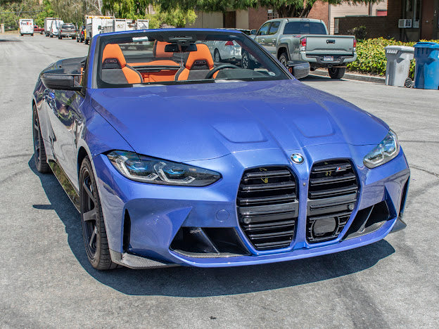 2021-UP BMW G82 / G83 M4 | M-PERFORMANCE STYLE CARBON FIBER FRONT SIDE LIP SPLITTER GROUND EFFECTS