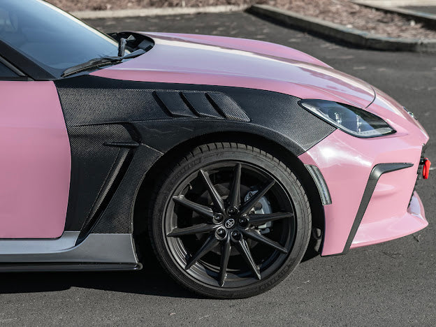 2022-Up Toyota GR86 & Subaru BRZ | SDP JDM Vented Style CARBON FIBER Front Side Fenders