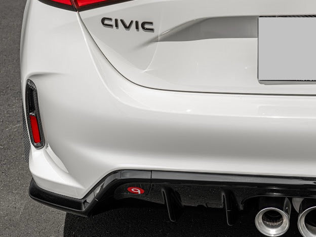 2023-Up Honda Civic FL5 Type-R  | JDM Style CARBON FIBER Rear Hatch Vent Trim Replacement (Pair)