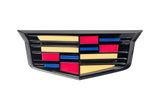 CTS-V V2 - Matte Black front grille set (With Emblem)